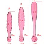 pink glass dildo