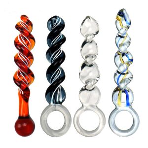 glass spiral dildo