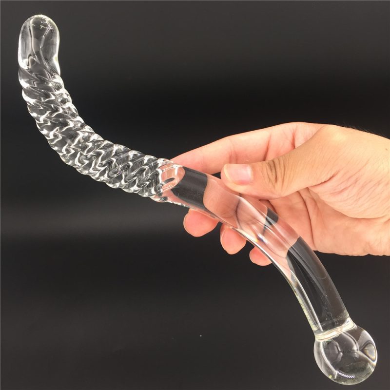 long glass butt plug