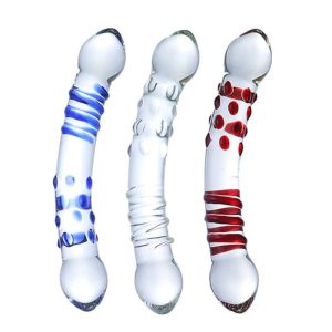 spiral glass dildo